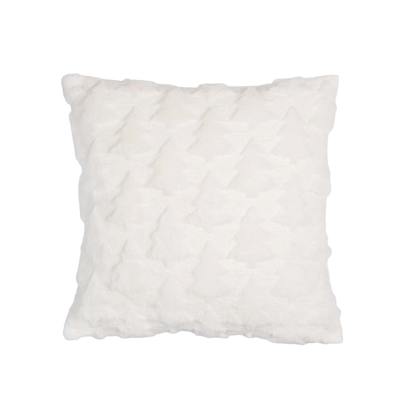 18" x 18" Frosted Tree Throw Pillow