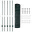 Fence with Post Segment Outdoor Barrier Garden Terrace Divider Boundary-322646864-322646895