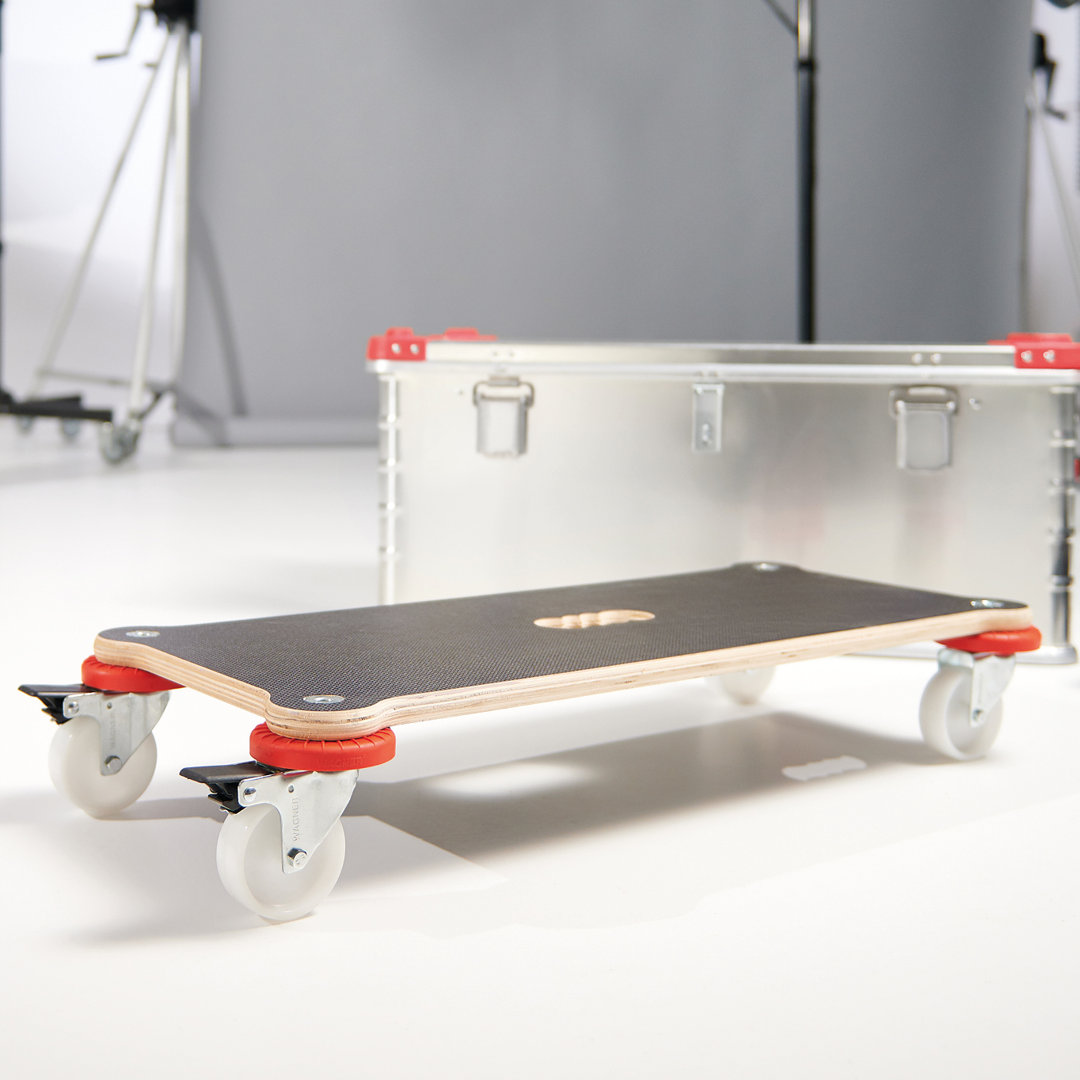 12.3cm H x 71cm W x 31cm D 200kg Furniture Trolley