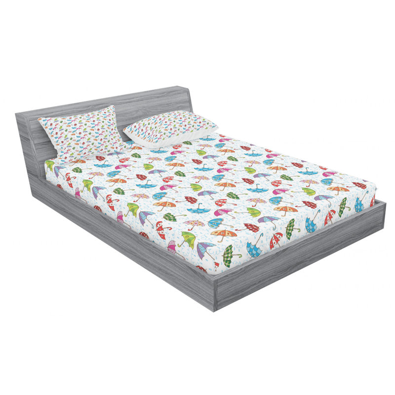Microfiber Sheet Set, Full Sheet Set with Fitted Sheet