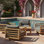 Cordoba Outdoor 5 - Piece Teak Conversation Set