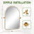 Norita Metal Arch Mirror-1827805401-1827805396