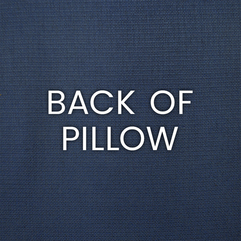 Bayview Pillow Cover & Insert, Cobalt, Square 22"