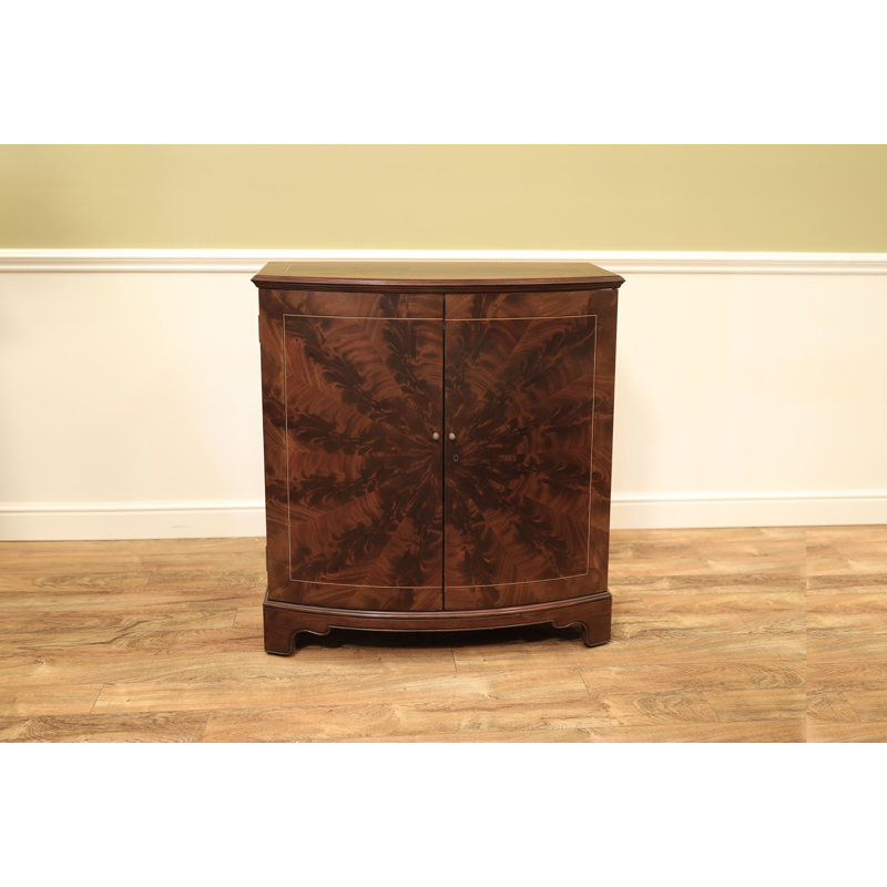Round Mahogany Wood Dining Table