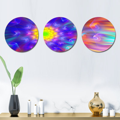 Amazing Petals Dandelion - Floral Metal Wall Decor Set