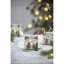 Ornements de tente 6 pièces en carton 5 x 3,5 x 4 po - Décorations suspendues festives pour arbre de Noël