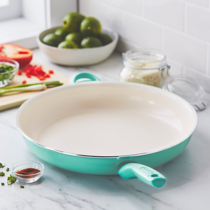 Poêle à frire antiadhésive en céramique 13,5 po GreenPan Rio