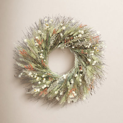 Chou 30" Handcrafted Wildflower Wreath