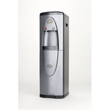 Global Water Silver/Black Countertop Bottleless Electric Filtered Water Cooler with Hot and Cold Temperature options WL250 ct