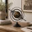 Aluminum Metal Compass Educational/Geographic Earth Black Globe