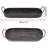 Industrial Style Galvanized Metal Tray with Handles Rustic Decorative Oval Serving Organizer for Coffee Table Home