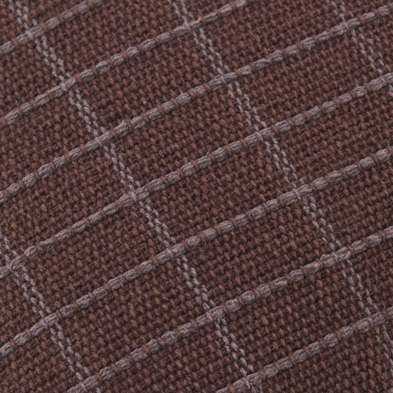 Coussin décoratif Kincaid, Brown, Square 20", Polyester