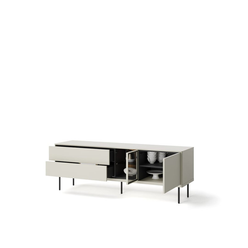 Blondun Unfinished TV Stand for TVs up to 65"
