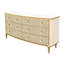 Commode carrée Scotts - champagne clair