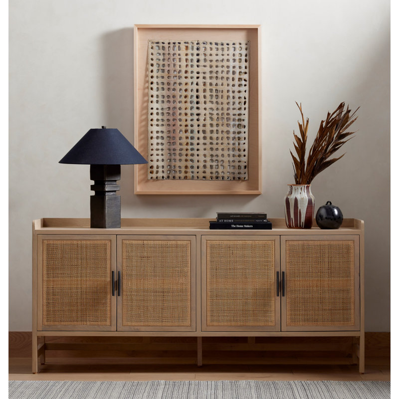Caprice 72'' W Solid Wood Sideboard, Natural