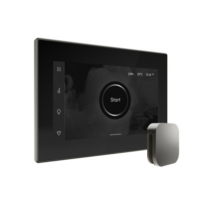 Ensemble de commande de douche à vapeur Bliss avec commande iSteamX et tête de vapeur