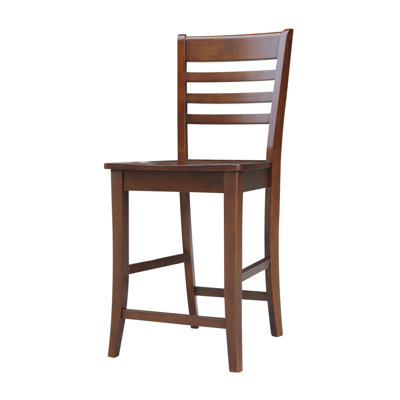 Guzik Solid Wood Counter Stool