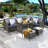 Abinesh Rattan Wicker 9 - Person Seating Group with Cushions