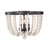 Candelo Wood Flush Mount