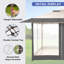Abri de jardin avec moustiquaire 13 pi x 13 pi-98142043