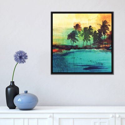 « palm island vi », impression sur toile tendue