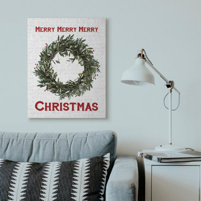 « merry christmas couronne », impression