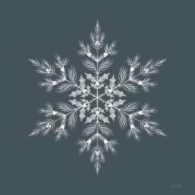 Blue Christmas Snowflake II
