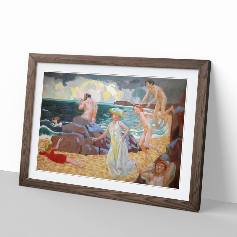 Polyphemus by Maurice Denis - Framed Print, 36cm H x 48cm W x 2cm D, Walnut Framed