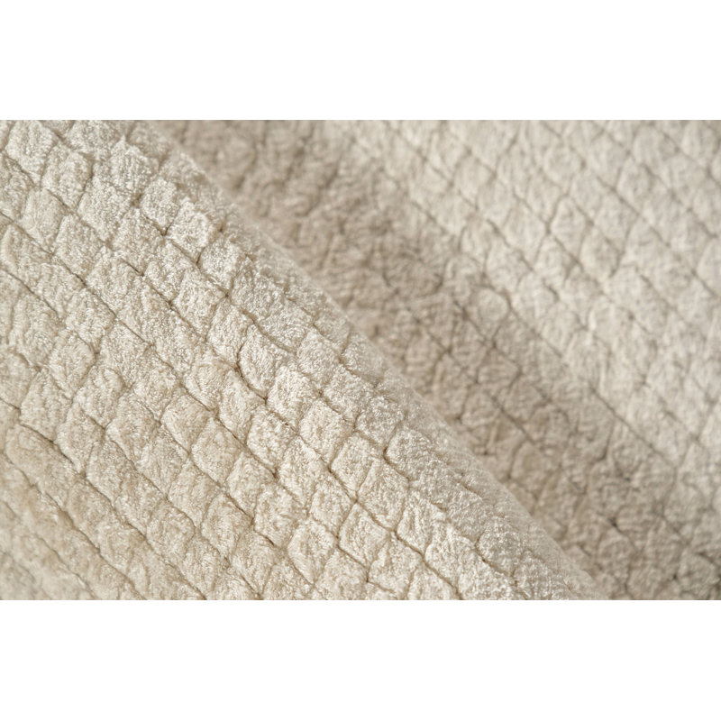 Pearl Geometric Area Rug in Beige, Rectangle 6' x 9'