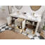 Meuble-lavabo double 72 po avec plateau Charlotte-94620665