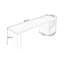 Bureau rectangulaire en bois massif Burlywood-109619379