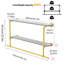 Beton 116cm Wall Mounted Clothes Rack-1306775151