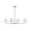 Lustre linéaire moderne unique à 4 lumières Pearson-1800774460
