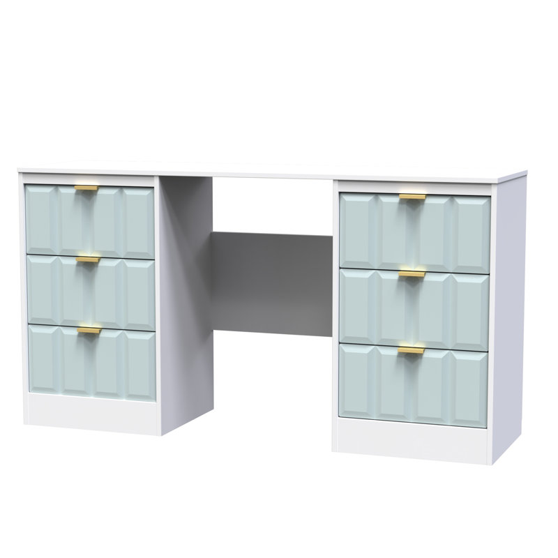 Besian Dressing Table, Duck/White