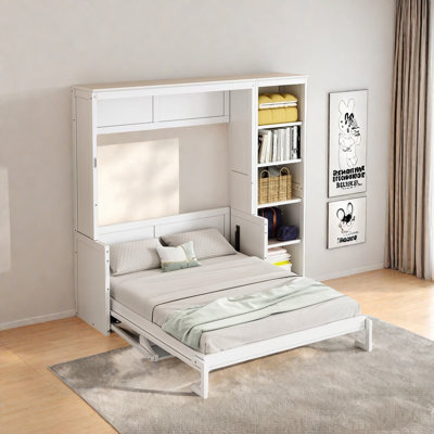Murphy Bed With Desk And Bookshelves