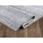 Tapis gris tissé à la machine Obregon-825738940