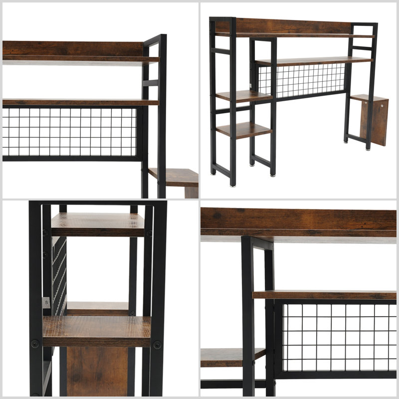 Rangement de bureau avec grand espace H 28,9 po x l 37,8 po Masaharu