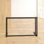 Glass Desk with Pedestal Frame