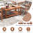 Kymoni Rectangular Solid Wood Outdoor Coffee Table , 18 " W 35.5 " D