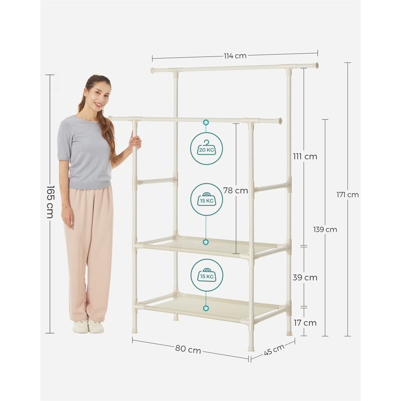 Meador 114cm Clothing Rack