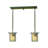 Hyde Park Winter Pine 2-Light Kitchen Island Linear Pendant-125039203