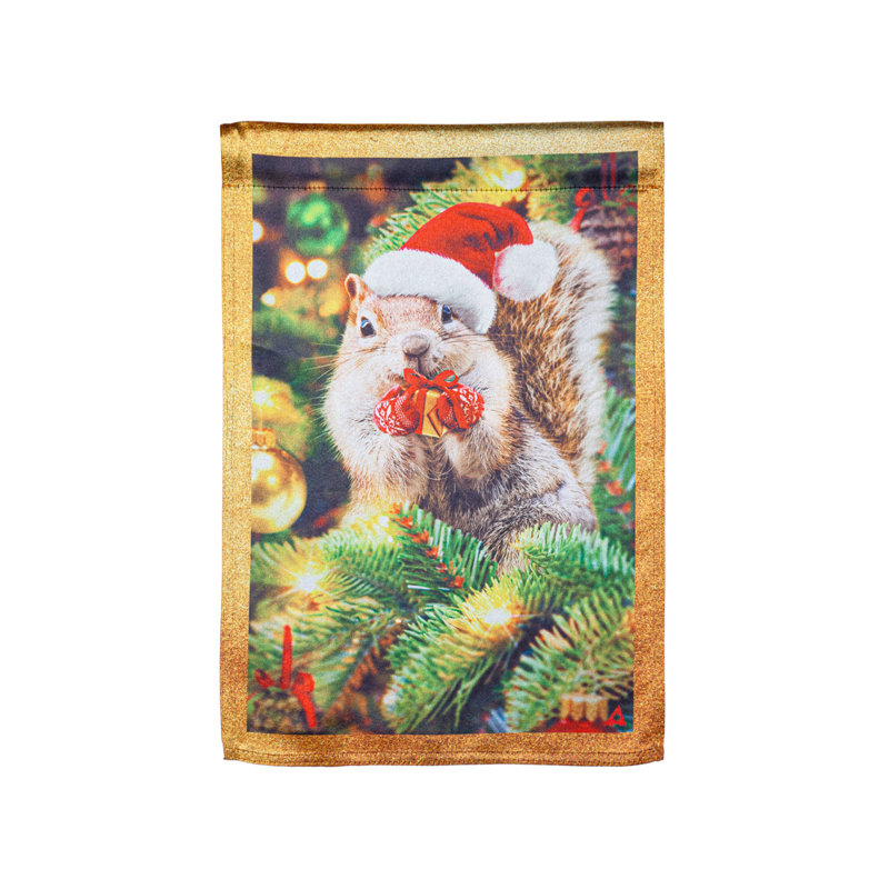 Drapeau de jardin en polyester 18 x 13 po Jasvant