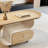 Modern Small Apartment Mobile Storage Coffee Table