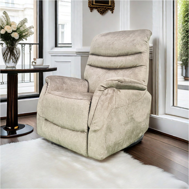 Fauteuil inclinable électrique en velours, Velours gris velours