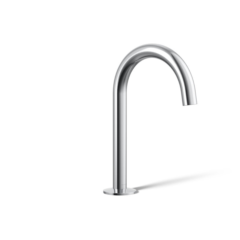 Bec de lavabo de salle de bain avec composants Composants ™, Chrome poli