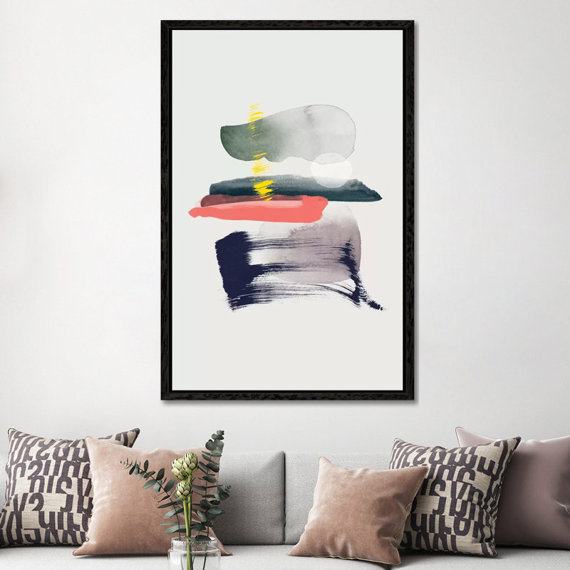 Drive by Leemo - Print on Canvas, Black Framed, 152.5 cm H x 101.5 cm W