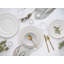 ANTIQUE offwhite 12 Piece Dinnerware Set, Service for 4