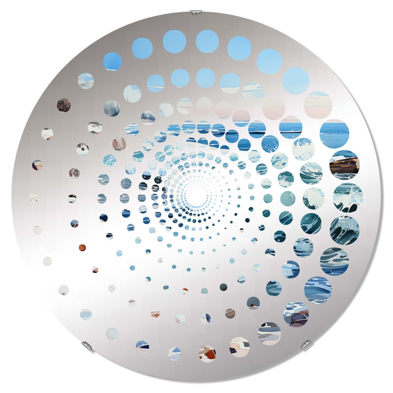 Oval Mirror, 23.6" H x 23.6" W