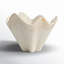 Arboles Round Stoneware Ruffled Bowl With Reactive Glaze