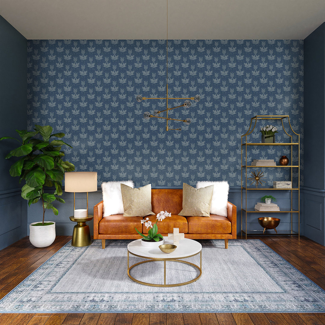 Sneaton Peel & Stick Floral Roll Red Barrel Studio® 